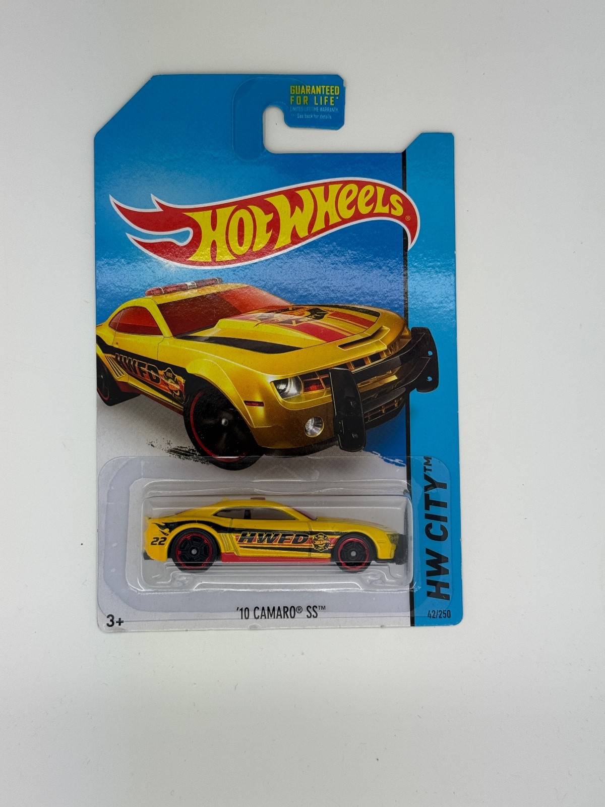 2014 Hot Wheels ’10 Camaro SS Yellow – HW City #42/250