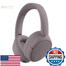 JLab JBuds Lux Mauve ANC Wireless Over-Ear Bluetooth Headphones Spatial Audio