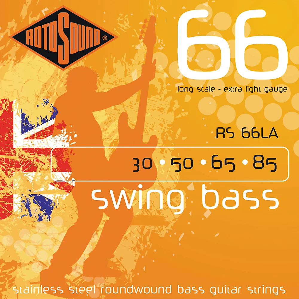 Rotosound RS66LA Extra Light Long Scale Bass Strings 4290₽