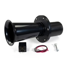 HornBlasters Black Oogah Horn - Old Time Car Sound - Replaces or Adds On to Stoc