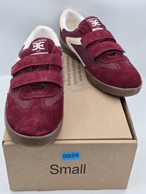 Sam Edelman Talia Womens Fashion Sneakers Optic Suede Leather Wine Red - Sz 12M