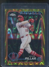 2024 Topps Chrome Update Kevin Pillar Gold RayWave /50 #USC65