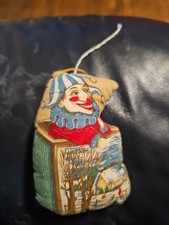 Unbranded Cloth Jack In The Box Christmas Ornament DAMAGED