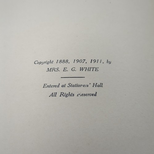 1911 Edition: The Great Controversy Between Christ & Satan By Ellen G. White HC - Picture 3 of 13