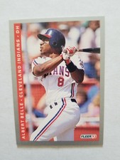 1993 Fleer #590 Albert Belle Cleveland Indians
