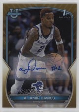 2022 Bowman U Chrome Prospect Gold Refractor 11/50 Al-Amir Dawes #63 Auto 1mz7