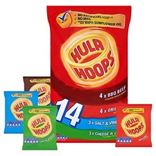 Assorted Hula Hoops 24g x 14 per Pack - Pack of 2