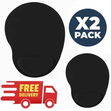 Mouse Pad Wrist Rest Support Ergonomic Comfort Mat Non-Slip PC Laptop Computer