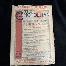 5 Issues THE COSMOPOLITAN MAGAZINES 1903-1912