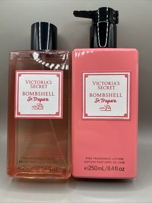 Victoria's Secret Bombshell St Tropez Body Mist & Body Lotion 8.4