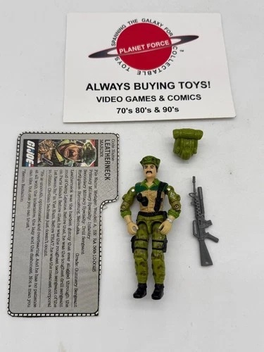 1986 Leatherneck w/ File Card Complete GI Joe Figure