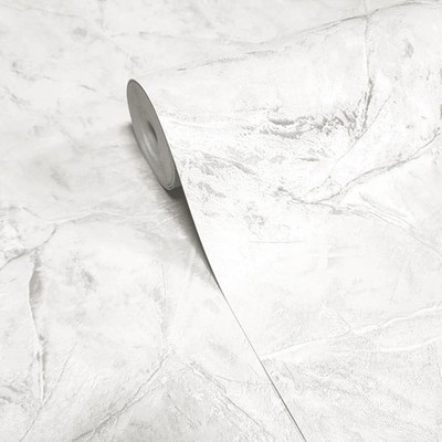 Plain Contemporary Shimmer off white Faux Silk Fabric plaster Textured Wallpaper