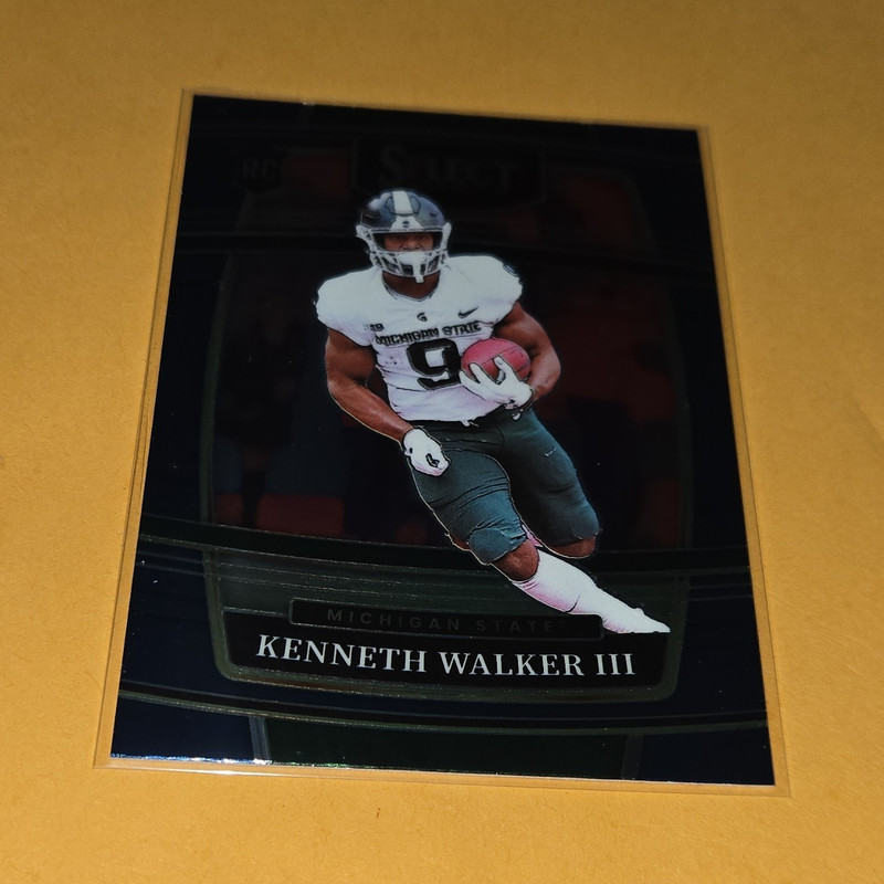 Panini 2022 Select Draft Picks Concourse Kenneth Walker III #15 RC Michigan St