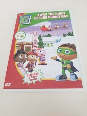 Super Why - 'Twas The Night Before Christmas (Dvd, 2010, full screen) (b)