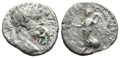 Roman Silver Denarius - Rome 193-211 AD - Septimius Severus - Victory