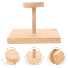  Paper Coffee Cup Holder Bamboo Desk Organizer Bathroom Storage Vertical