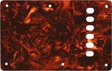 WD Custom Pickguards Vintage Style Backplate For Fender Stratocaster #05F Fau...