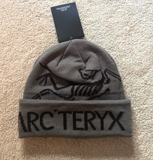 Arc'teryx Bird Head Toque Beanie Gray Orca Merino Wool - Winter Ski Hat Unisex