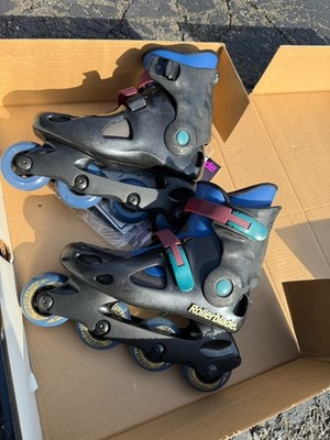 Rollerblade SpiritBlade Adult Size 6 InLine Skates Black Purple NEW w/ Box 1995