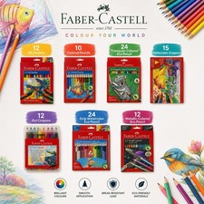 Faber-Castell Art Supplies Lot New Watercolor...