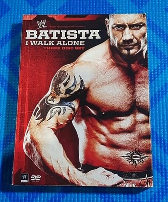 WWE: Batista - I Walk Alone (DVD, 2009, 3-Disc Collector's Edition)