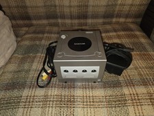 Nintendo GameCube Japan NTSC-J Silver Console w/Cables Tested No Controller