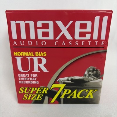 Maxwell UR 90 Vintage Blank Cassette Tapes Pack Of Super 7New and Sealed