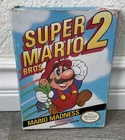 USED Super Mario Bros 2 Nintendo Game Complete AUTHENTIC (NES, 1988)  **WORKS**