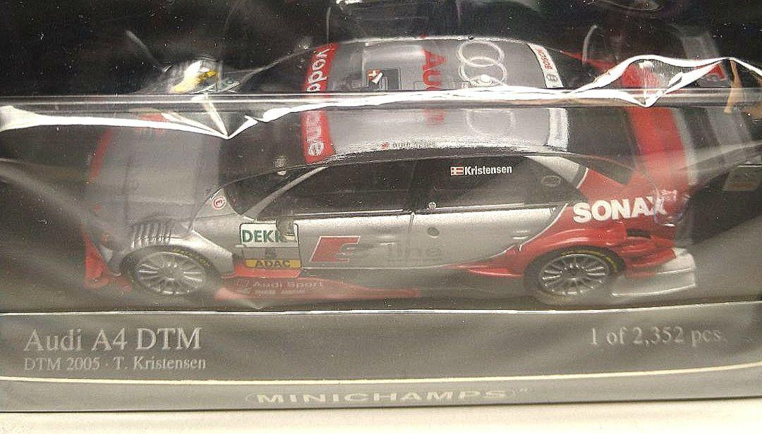 【ミニチャンプス】Audi A4 DTM 2005 T. Kristensen Minichamps 1/43 Audi A4 Dtm 2005 T. Kristensen Minicar | eBay