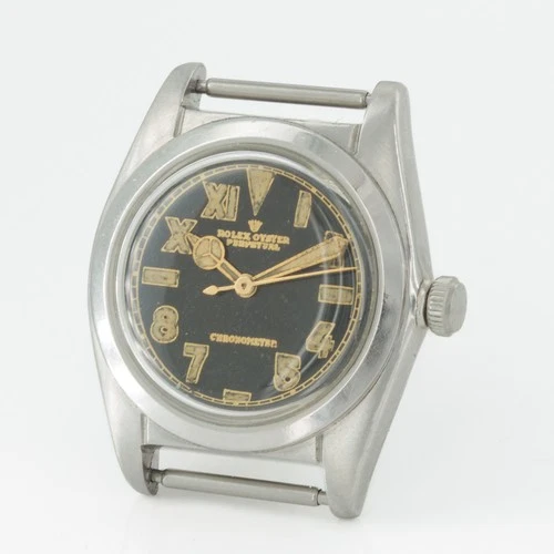 Men's Rolex Oyster Perpetual 32mm Ref.#2940 Black Dial Watch Head #W265208-1