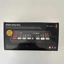 Blackmagic Design ATEM Mini Pro Production Switcher 4 HDMI Inputs Streaming