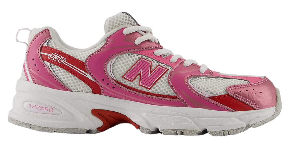 New Balance 530 Lace Pink Satin Shadow Red G5303XO GS & Women's