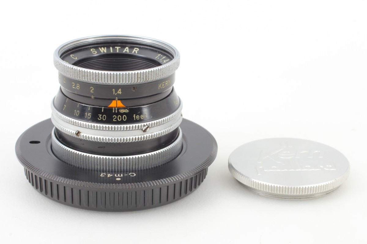 Cマウント★Kern Paillard switar AR C 25mm 1.4 M42 MOUNT SPIRAL: Kern-Paillard SWITAR RX 25mm F1.4(c-mount)
