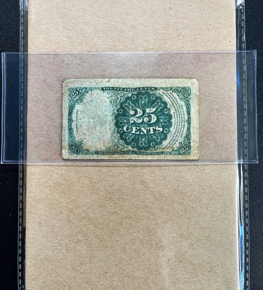 25 Cents Fractional Currency "5th Issue" - Fine Comment - Image 2 of 2