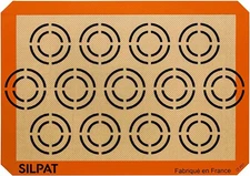 Silpat AE420295-12 Perfect Cookie Non-Stick Silicone Baking Mat, 11-5/8"x16-1/2"