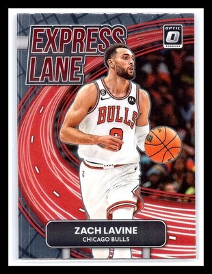 2022-2023 Panini Donruss Optic #15 Zach Lavine Express Lane Base Chicago Bulls