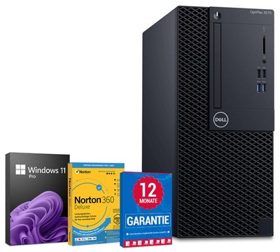 Dell Optiplex 3070 Tower PC Computer - Core i5-9400 bis 6x4,1GHz 8GB 512GB SSD