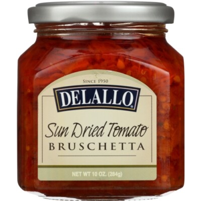 Sun Dried Tomato Bruschetta 10 Oz(Case Of 6) By Delallo