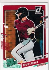 2023 DONRUSS RATED PROSPECT RC DRUW JONES ARIZONA DIAMONDBACKS ROOKIE GE-3976