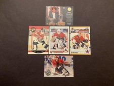 Ed Belfour 5 Card Lot (3 - Rookie/2- Base) Chicago Blackhawks