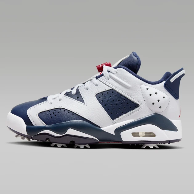 Jordan 13 retro golf white navy blue sales