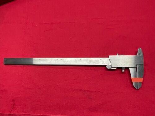Starrett 120-12 Dial Caliper, Stainless Steel, White Face, 0-12" Range IN STOCK - Picture 9 of 10