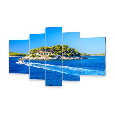Mehrteilige Bilder Glasbilder Wandbild Adria Meer