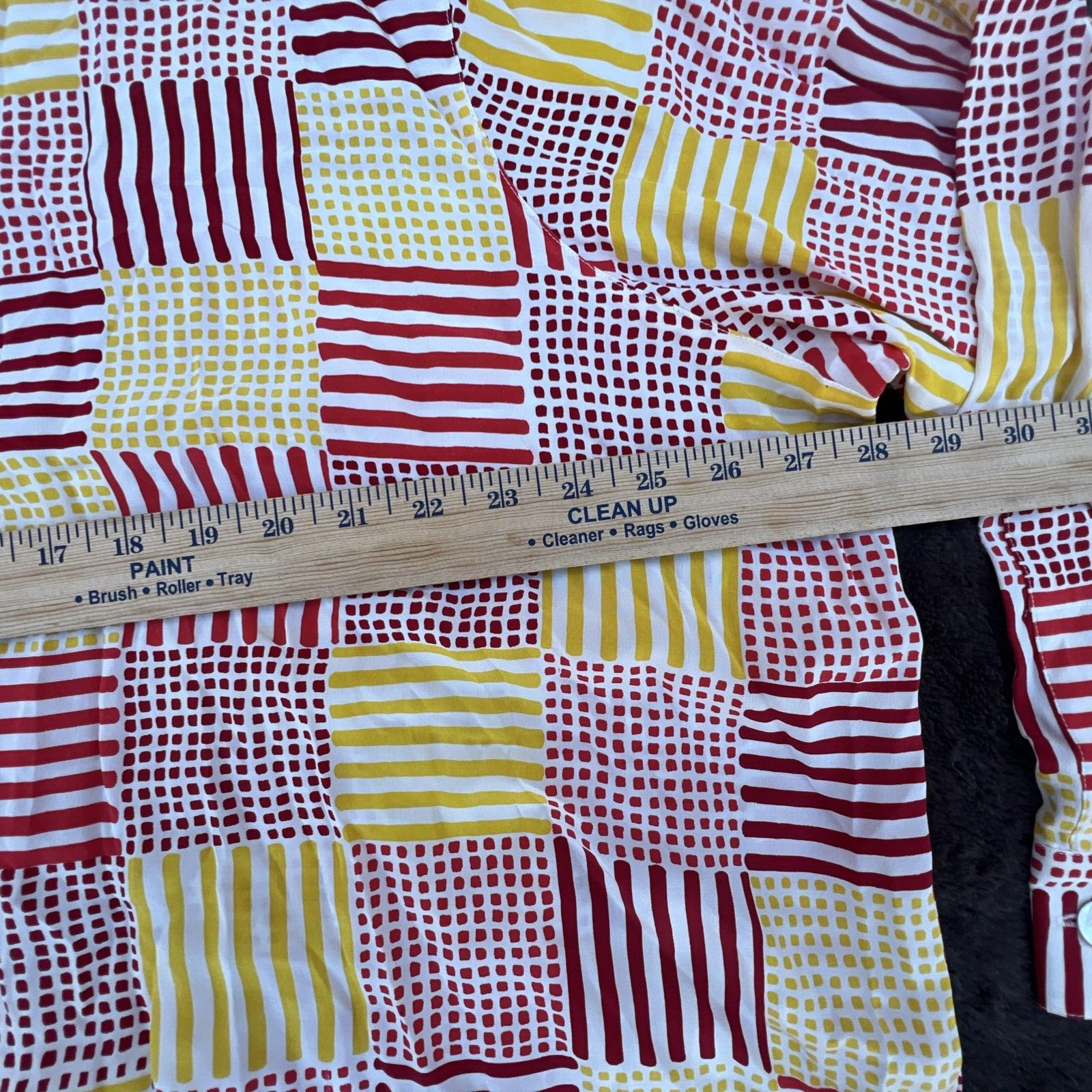 Diane Von Furstenberg Patchwork Multicolor 100% S… - image 3