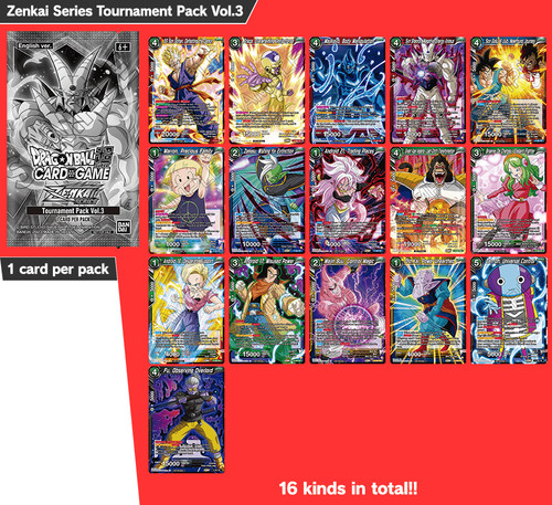 Dragon Ball Super TCG Tournament Pack Vol. 3 New & Sealed Zenkai Series