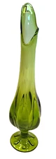 Vintage Viking 18” Avocado Green Epic 6 Pedal Swung Vase Mid Century Modern MCM