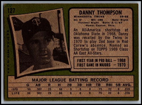 1971 Topps Baseball Cards 1-263 - You Pick - aaalvins - Picture 77 of 193