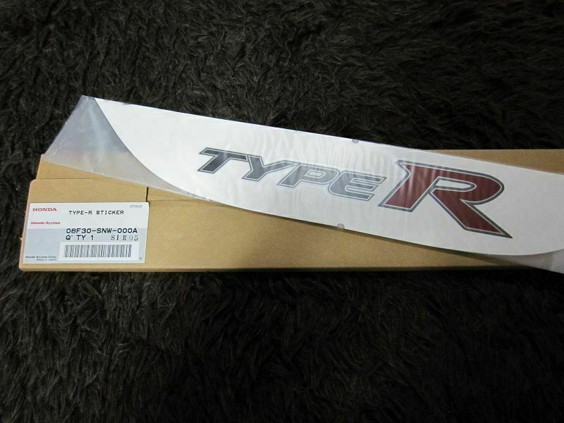 HONDA GENUINE Side Sticker Decal CIVIC FD2 FK8 Type-R 08F30-SNW