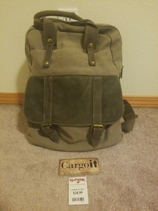 cargoit canvas backpack