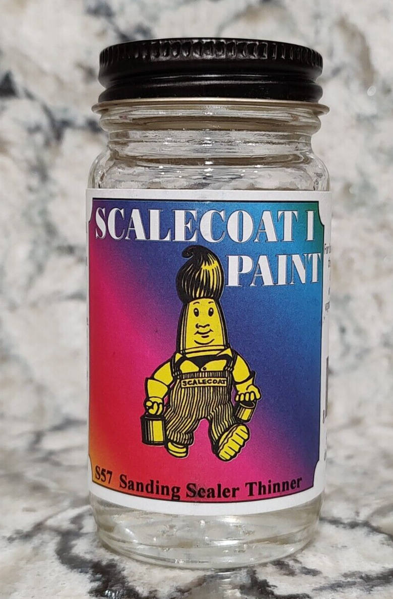 SCALECOAT MODEL RAILROAD PAINT 2oz 2 OUNCE SANDING SEALER THINNER 